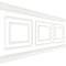 Ekena Millwork Wainscot Paneling Kit, Urethane, 94-1/2 in L, Factory Primed WPKUDP012P040 - alternate 5